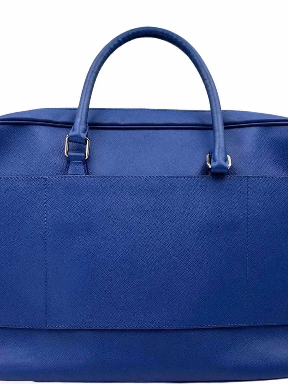 Prada Royal Blue Saffiano Business Bag/briefcase